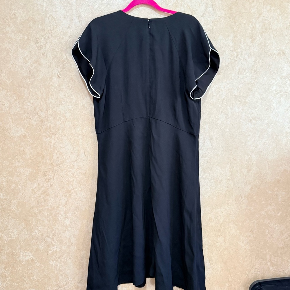 LEWIT woman’s Navy V-Neck casual dress size 16 - Picture 2 of 8